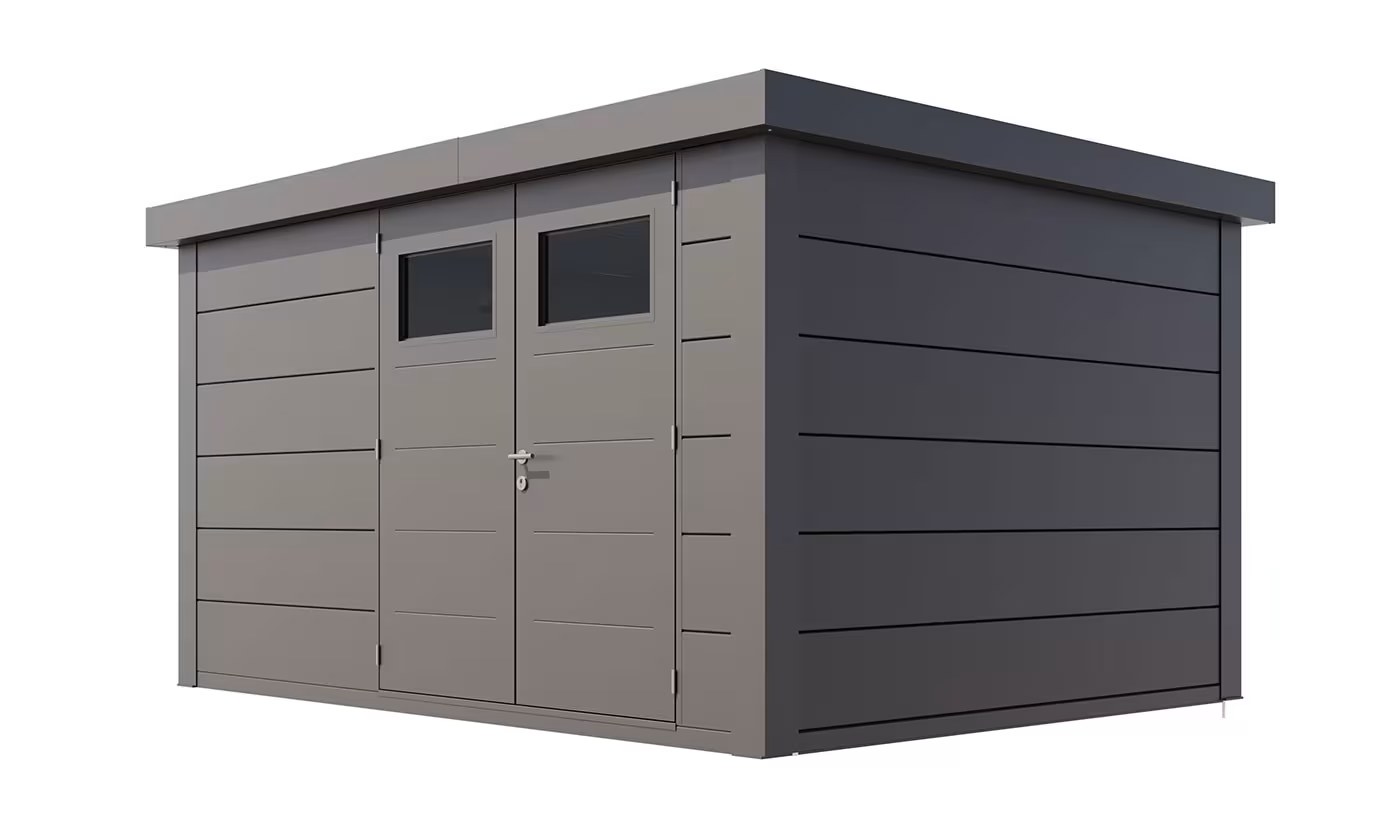 Metall-Gartenhaus Telluria Classico 3930 – Premium-Design