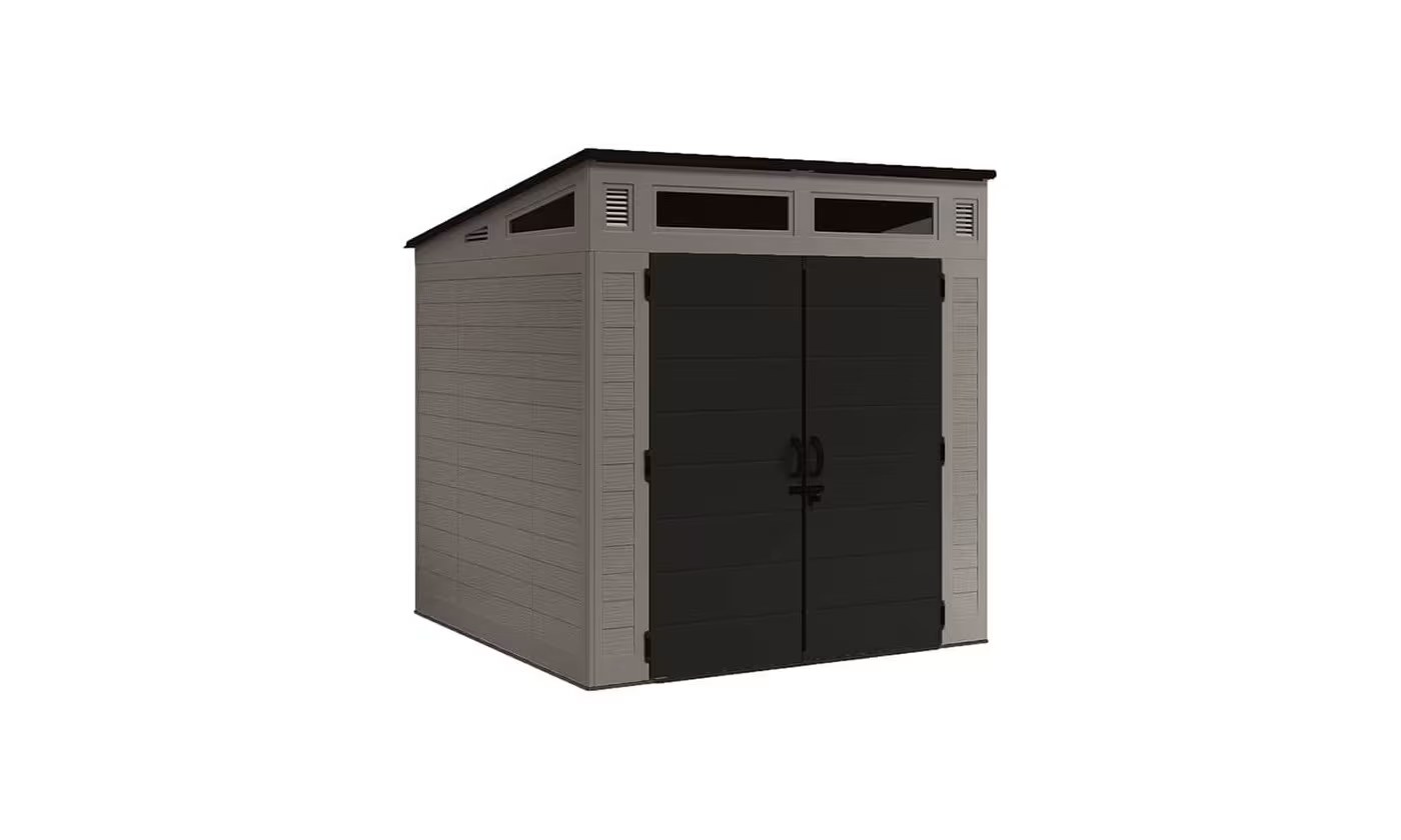 Gartenhaus Polyethylen 25mm 4.88m2 Modern + Boden SUNCAST – Bild 5