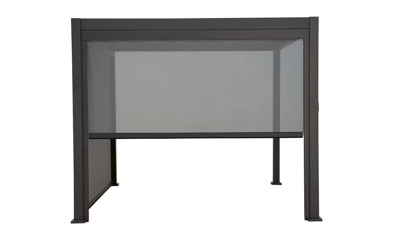 Manuelle bioklimatische Alu-Pergola Soléa 3x4m 34N Anthrazit – 12m² – Bild 5