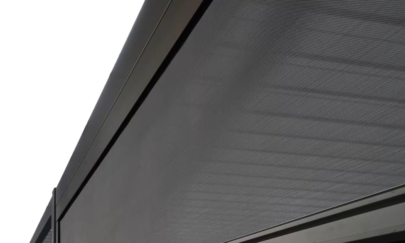 Manuelle bioklimatische Alu-Pergola Soléa 3x4m 34N Anthrazit – 12m² – Bild 7
