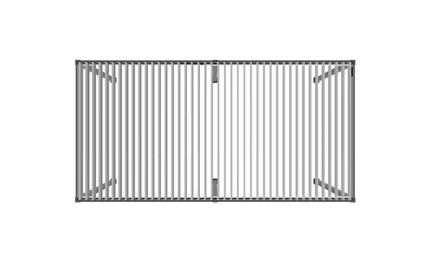 Motorisierte bioklimatische Alu-Pergola Windsor 6x4m 46NB Anthrazit & weiß – Bild 5