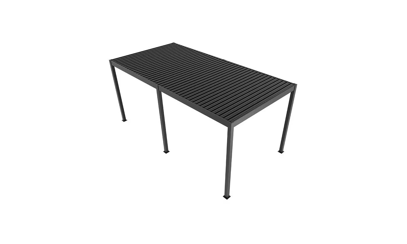 Motorisierte bioklimatische Alu-Pergola Windsor 6x4m 46N Anthrazit – Bild 5
