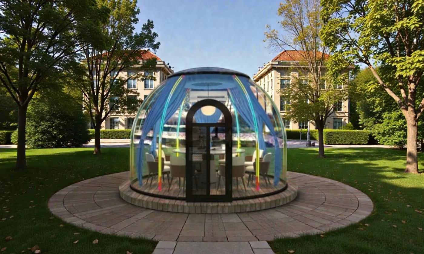 CrystalDôme 360 – Transparente Speisekugel mit LED & Belüftung – Bild 3