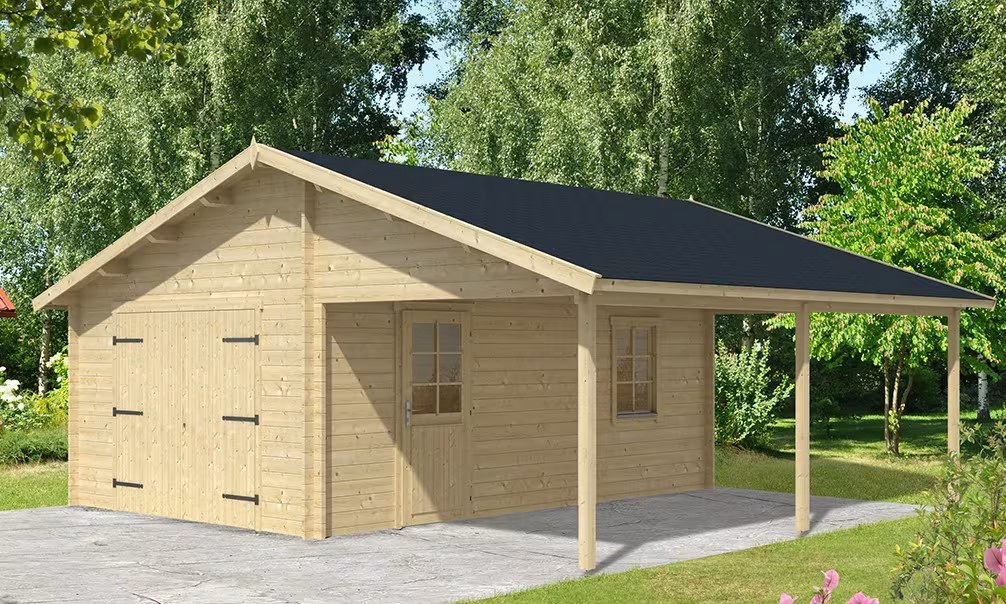 Garage GIRONDE 44mm – 21,1m² Innenraum + 17m²