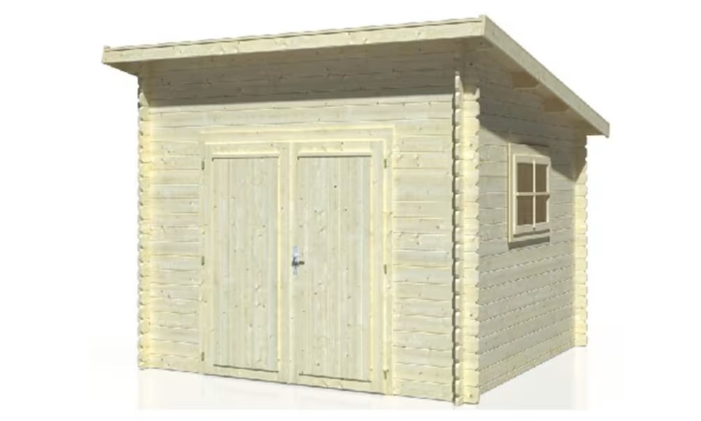Gartenhaus USSEL 28mm – 7,2m² Innenraum – Bild 6