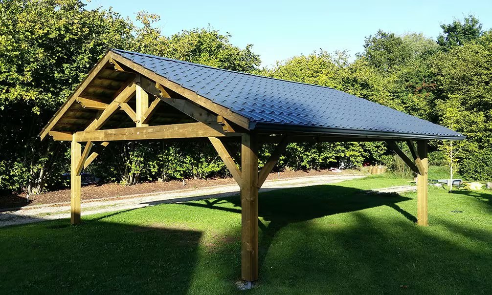 Carport Granville – 43,5m² überdacht – Bild 3