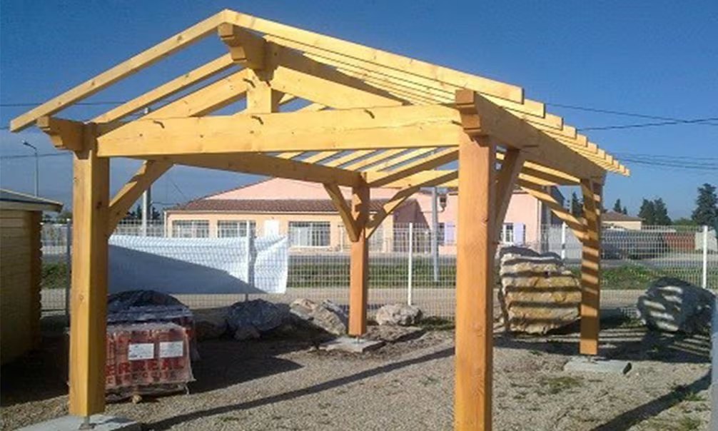 Carport Quiberon symmetrisch - 17,8m² überdacht