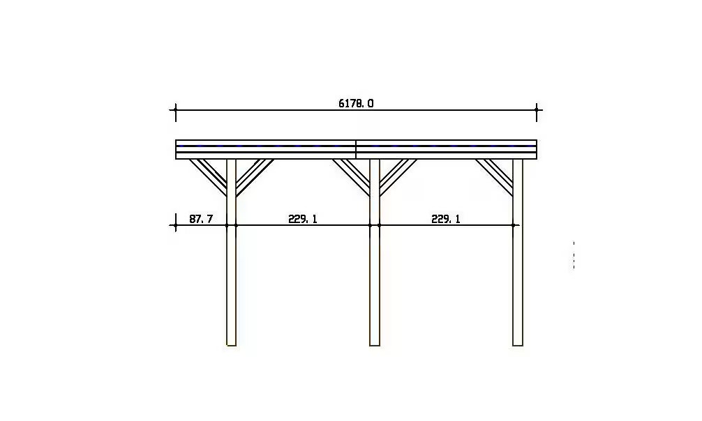 Carport und Wohnmobilstellplatz Evasion – 23,4m² überdacht – Bild 2